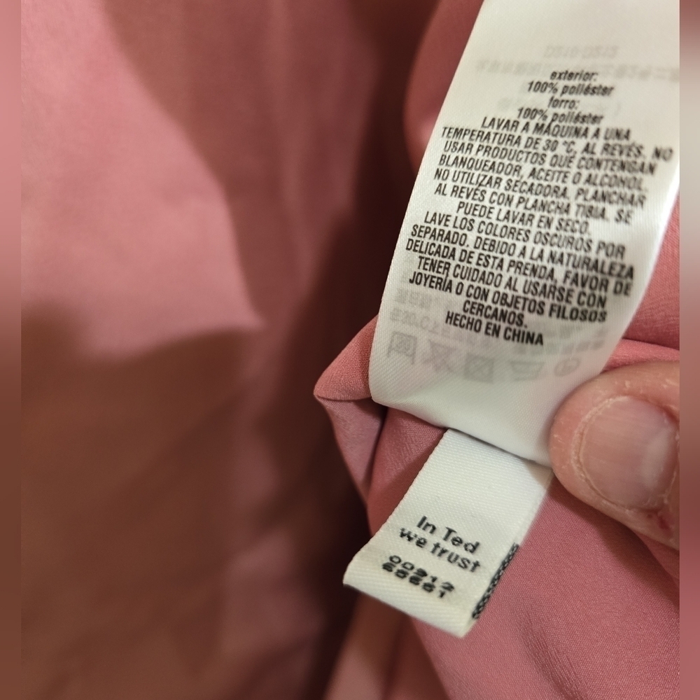 NWT Ted Baker London Eicio Layered Ruffle Frill Detail Mini Dress US 12 Pink - Picture 11 of 13